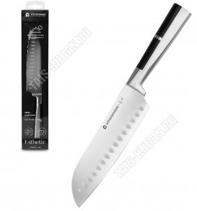 Esthetic Нож L17,5см сантоку (цельнометаллический) 