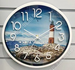 Часы (пластик) круг.d30см 