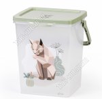 Контейнер д/корма 5,5л крыш.2защ,оливка 