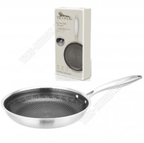 Diamond (нерж с а/п) Сковорода d20см, конусный борт h4см (6) 