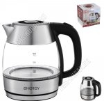 Чайник стекло 1,2л 1850Вт,стальной (8) 