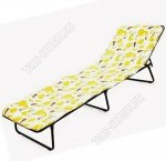 Раскладушка до 120кг, мягкое основание ложе ТЕНТ/хлопок (192х65см)