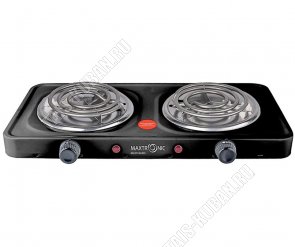 Плита эл. 2конф,ТЭН d13см 2*1000Вт,43х20см (6) 