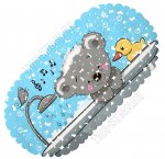 Коврик детск овал (69х36см) 