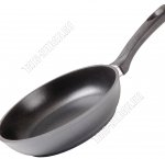 Черный Сковорода d28 h6,5см ,овал борт,бакел.ручк (4)