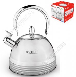 Чайник нерж 3,0л свисток (12) 