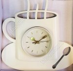 Часы (пластик) квадр.30х30см 