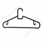 Вешалка (пластик) р.52-54 L42см Н-р 5шт (10)