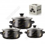 Набор мини-кастрюль 3шт