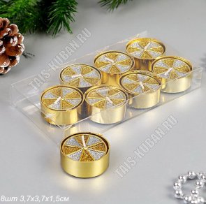 Свеча (парафин) чайная н-р 8шт 