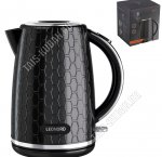 Чайник пластик 1,7л 2200Вт, черный (8) 