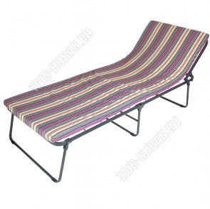 Раскладушка до 120кг, мягкое основание ложе ТЕНТ/полипропилен (197х73 h35см)