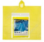 Плащ-пончо 130х120см, PEVA, желтый (10) 