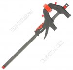 Струбцина универ. быстрозажимная, F-образная, 760х1065х90мм, пласт.корпус 