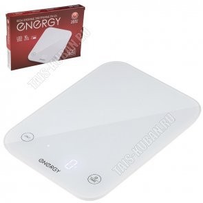 Весы кухонные эл. (стекло) до 10кг дел.1г, белый(12) 