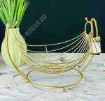 Фруктовница золото, овал (25х30 h33см)