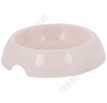 Миска д/корма 0,2л бежев.(d14 h3см) (38)