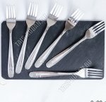 РУБЕНС Вилка столовая 6шт, серебро (100)