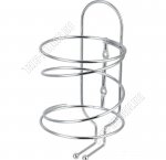 Держатель д/фена,настен  h22 d11см,хром,крепл.п/шуруп,блистер (48)