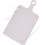 Доска раздел, с ручк (41х22см) толщ.6мм, слон.кость (25)