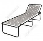 Раскладушка до 120кг, жесткое основание ложе ТЕНТ/полипропилен (190х70см)