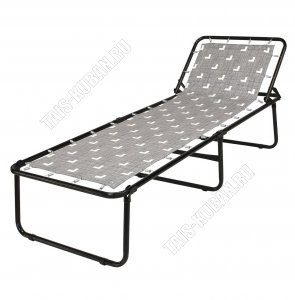 Раскладушка до 120кг, жесткое основание ложе ТЕНТ/полипропилен (190х70см)