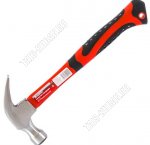 Молоток-гвоздодер 450гр кругл.боек 27мм., фибер.обрез.руч.