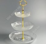 Фруктовница 3х ярусная h33 d13/18/23см 