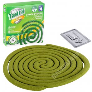 ТАЙГА Спирали древесные 10шт с подставкой (30) 