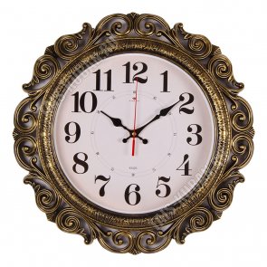 Часы (пластик) кругл.d40,5см 