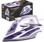 Утюг керамическая подошва 2600Вт пар 45г/мин,для воды 430мл, фиолетовый (10)