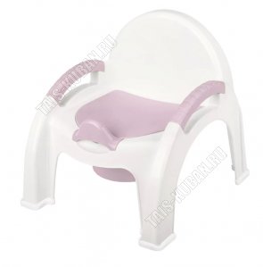 Горшок-кресло детский, с крышк (31х30 h30см) розов (6) 