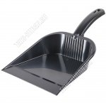 Совок 21х17см,горизон.руч L13см ,черный 