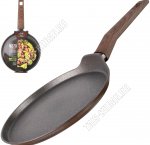 Carina Блинница d24см корич.матов/черн.с золотистым (6)