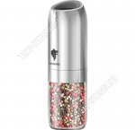 Мельница д/специй электрич. 6Вт, 176мл, серебро (35)