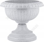 Кашпо-вазон 9,5л сер.дымка d39,5 h33см (4)