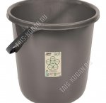 Ведро 12л серо-коричневое (d29 h31см) (10)