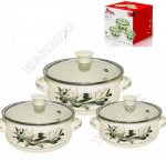 Набор мини-кастрюль 3шт