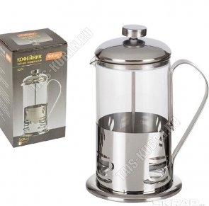 Френч-пресс (стекло+нерж) 