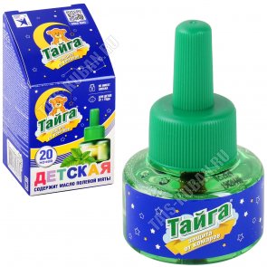 ТАЙГА BABY Жидкость для фумигатора 30мл, 20ночей (20) 