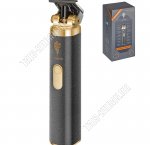 Машинка д/стрижки (аккум) 5Вт, 4насад (1,5-6мм),лезвия сталь, черный/золотой (40)