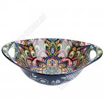 Арабеска/Самарканд Салатник овал 23х15см h6,6см, б/уп (8/48)