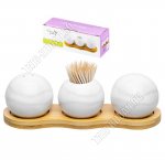 Волны /Бамбук Подставка под зубочистки и Специи 2пр