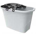 Ведро МОП 15л прямоуг, со слив, серый (20)