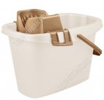 Ведро МОП 13л прямоуг, сливочн.бук (38х28 h30см) Пластик Репабл (20)