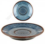 Индиго Блюдце круг d12см