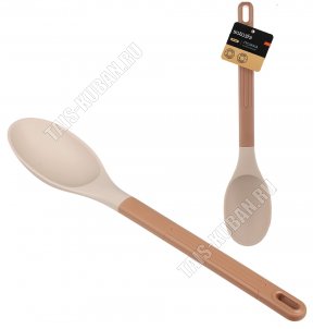 Кантри Ложка кулинарная силикон+пластик L34х6,5х3,5см (12)