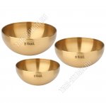 Миска (нержавеющая сталь) набор 3шт 