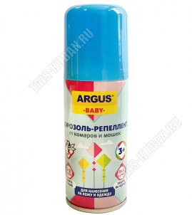 ARGUS BABY Аэрозоль детский 100мл от комаров и мошек 