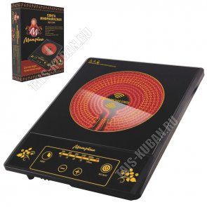 Плита эл. стеклокерам./1конф. 2000Вт. для всех видов посуды,черный (6) 